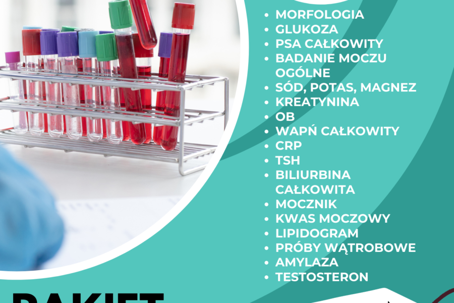 Pakiet badań laboratoryjnych na dzień chłopaka!